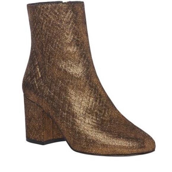 L.K.Bennett London warm gold Lea jourdan ankle boots size 5,5, E U 36 - Picture 3 of 16